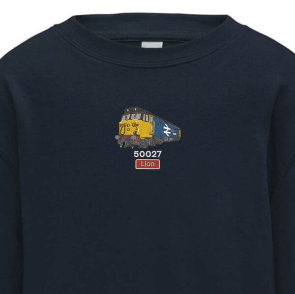 50027 retro Kids Navy Blue Sweatshirt