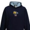 50027 retro Kids Navy Sky Blue Hoodie