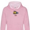 50027 retro Kids Pink Hoodie