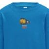 50027 retro Kids Sapphire Blue Sweatshirt