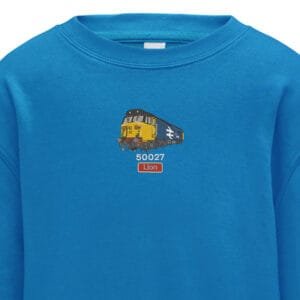 50027 retro Kids Sapphire Blue Sweatshirt