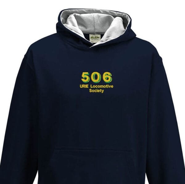 506 Kids Black Heather Hoodie