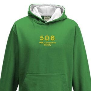 506 Kids Green White Hoodie