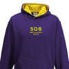 506 Kids Purple Yellow Hoodie