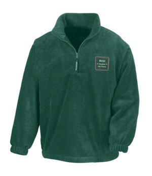 80150 v4 polo Forest Green Zip Neck Fleece