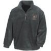 80150 v4 polo Grey Zip Neck Fleece