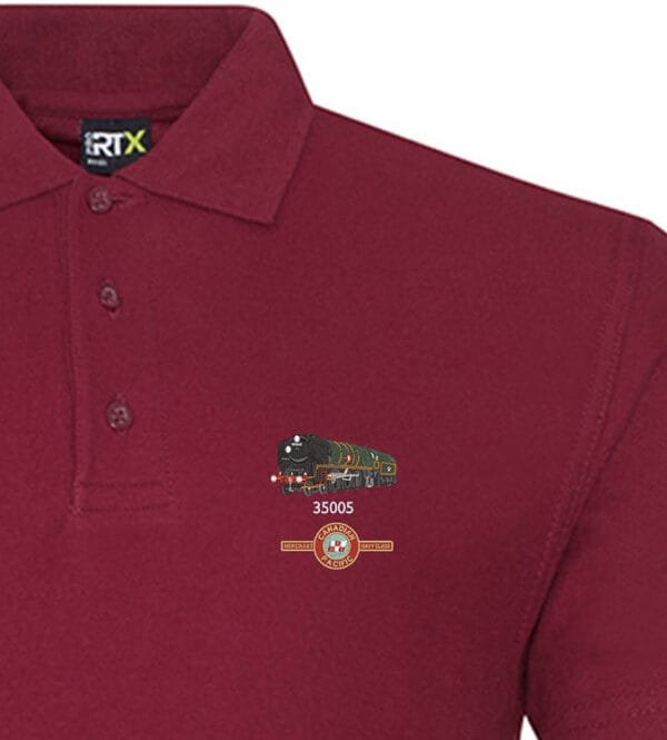 Canadian Pacific Burgundy Polo