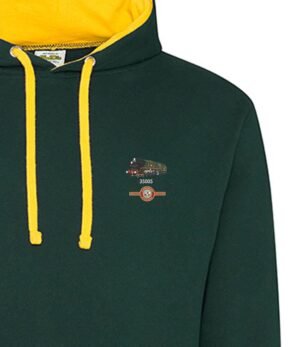 Canadian Pacific Forest Green and Gold hoodie Canadian Pacific Forest Green and Gold hoodie