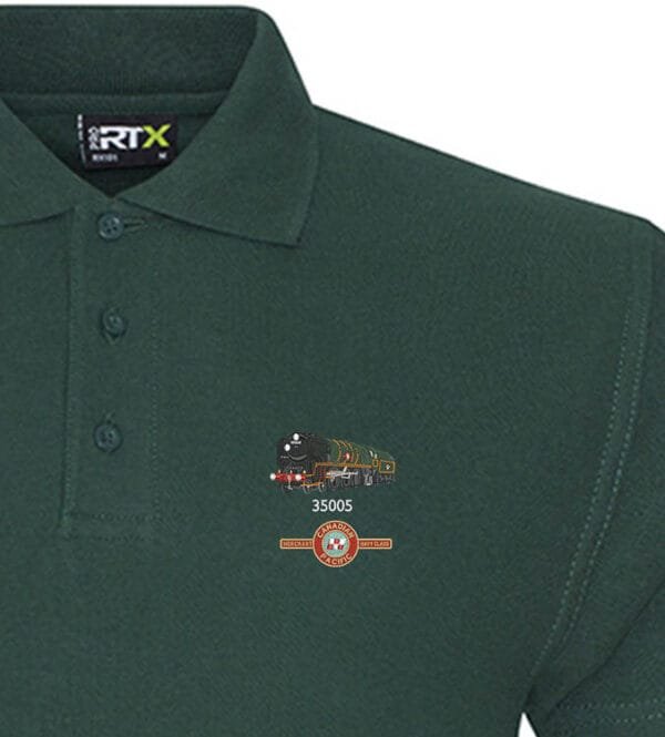 Canadian Pacific Forest Green Polo