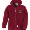 Canadian Pacific Kids Burgundy Fleece