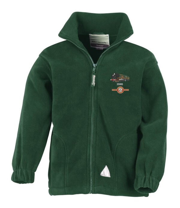 Canadian Pacific Kids Forest Green Fleece