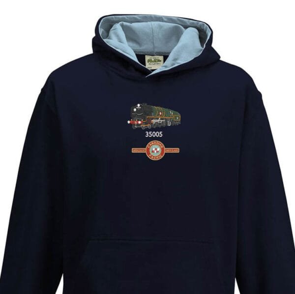 Canadian Pacific Kids Navy Sky Blue Hoodie