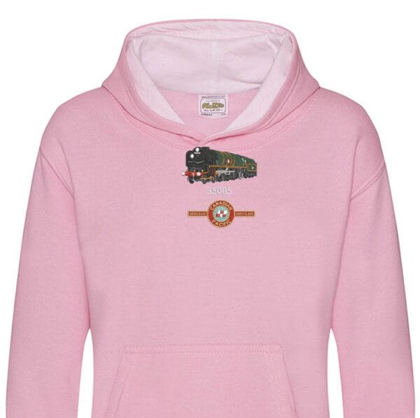 Canadian Pacific Kids Pink Hoodie