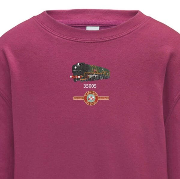 Canadian Pacific Kids Pink Sweatshirt
