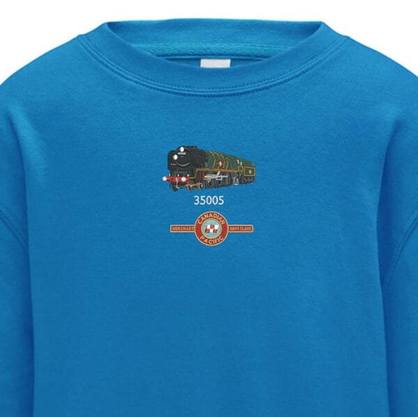 Canadian Pacific Kids Sapphire Blue Sweatshirt