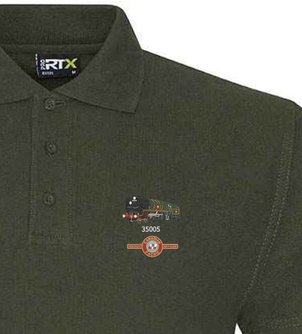 Canadian Pacific Military Green Polo