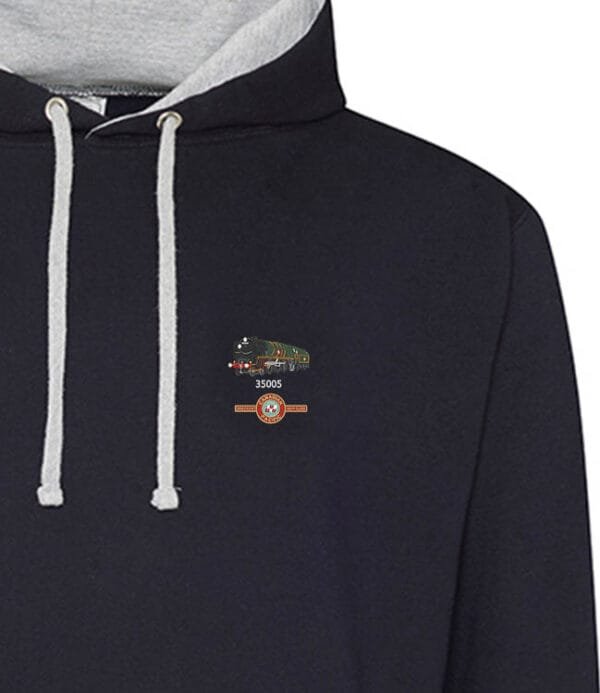 Canadian Pacific Navy and heather hoodie