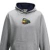 Class 20 D8059 Kids Grey Navy Hoodie