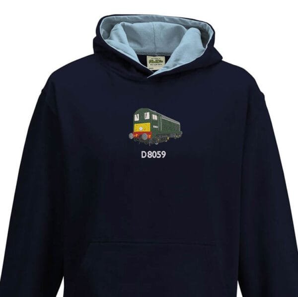 Class 20 D8059 Kids Navy Sky Blue Hoodie
