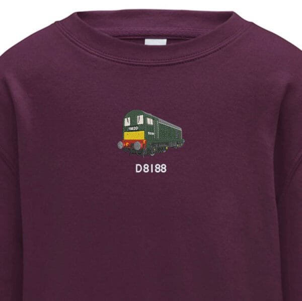 Class 20 D8188 Kids Burgundy Sweatshirt