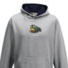 Class 20 D8188 Kids Grey Navy Hoodie