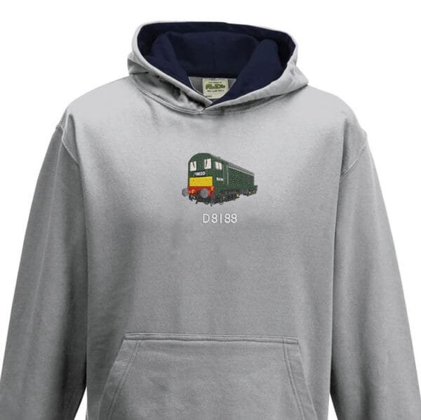 Class 20 D8188 Kids Grey Navy Hoodie