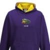 Class 20 D8188 Kids Purple Yellow Hoodie