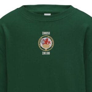 D8059 British Railways Kids Bottle Green Sweatshirt