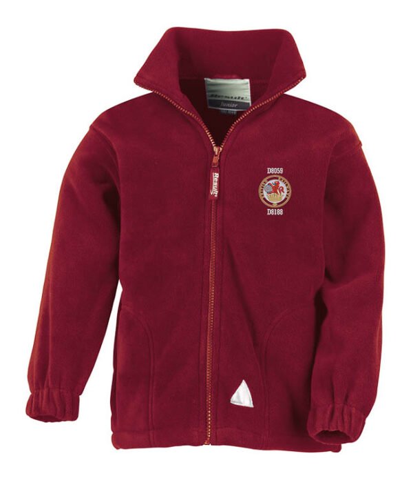 D8059 British Railways Kids Burgundy Fleece