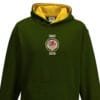 D8059 British Railways Kids Green Gold Hoodie