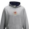 D8059 British Railways Kids Grey Navy Hoodie