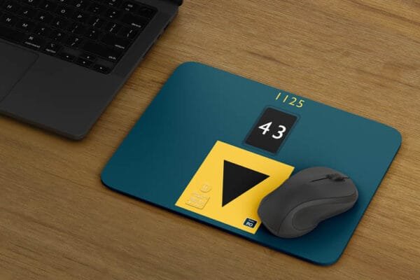 thumper 1125 BR blue Mouse Mat