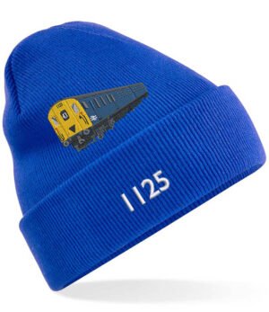 1125 Retro Royal Blue Cuffed Beanie