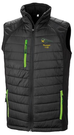 1125 v23 Black and Green Body Warmer 1125 v23 Black and Green Body Warmer