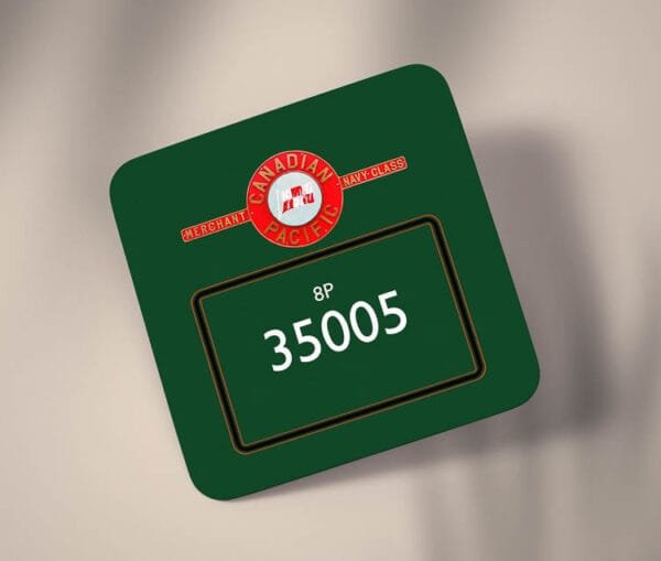 35005 data panel Cardboard Coaster