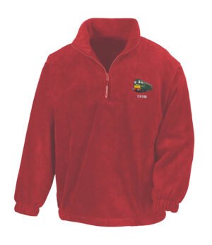 Class 20 D8188 V9 Red Zip Neck Fleece