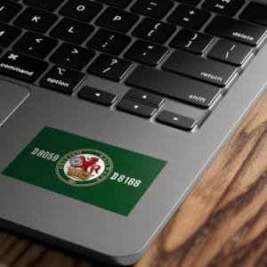 D8059/D8188 lion & wheel Sticker