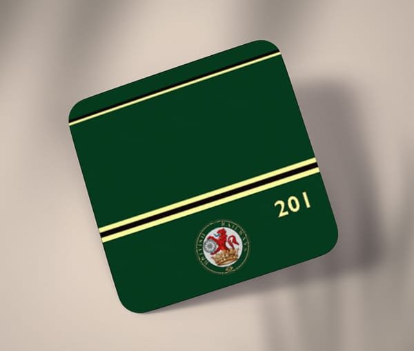 Personalised Livery Coaster
