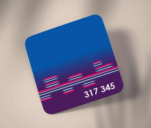 Personalised Livery Coaster