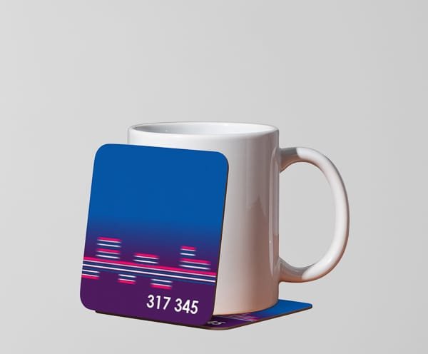 Personalised Livery Coaster