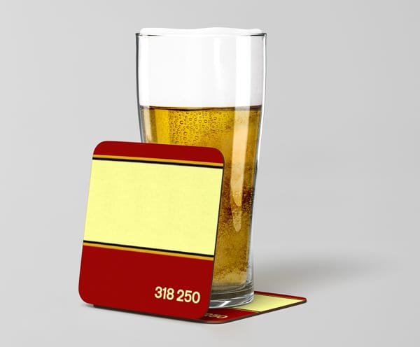 Personalised Livery Coaster