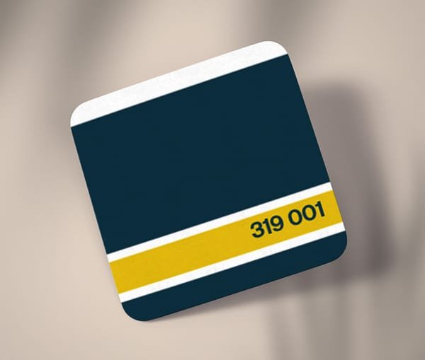 Personalised Livery Coaster