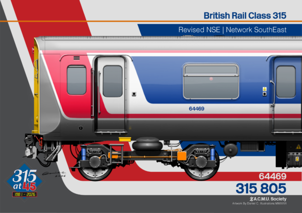 NSE@2x ACMU Class 315 Livery Posters