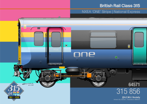 ONE@2x ACMU Class 315 Livery Posters
